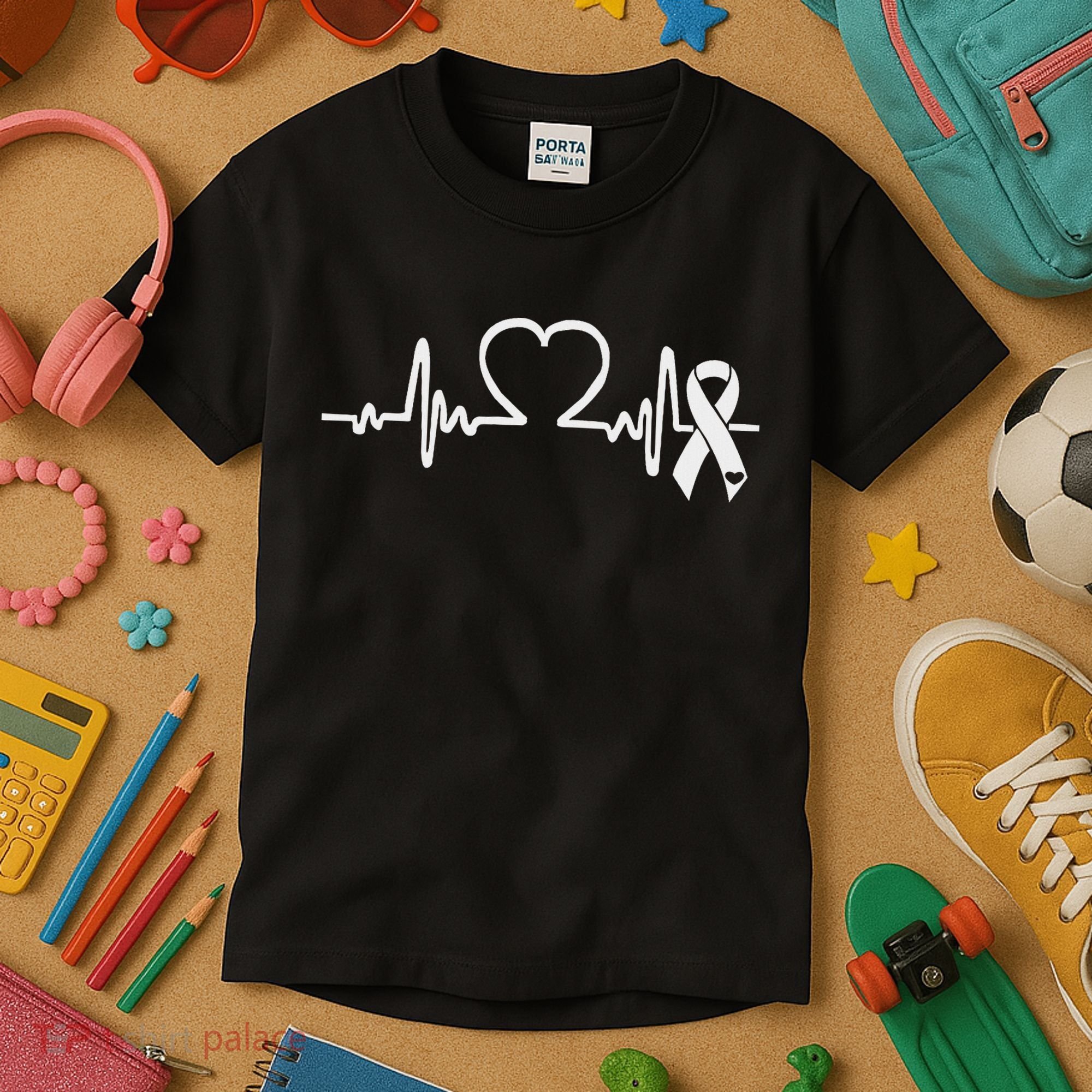 Atrial Fibrillation American Heart Disease Awareness Kids T-Shirt