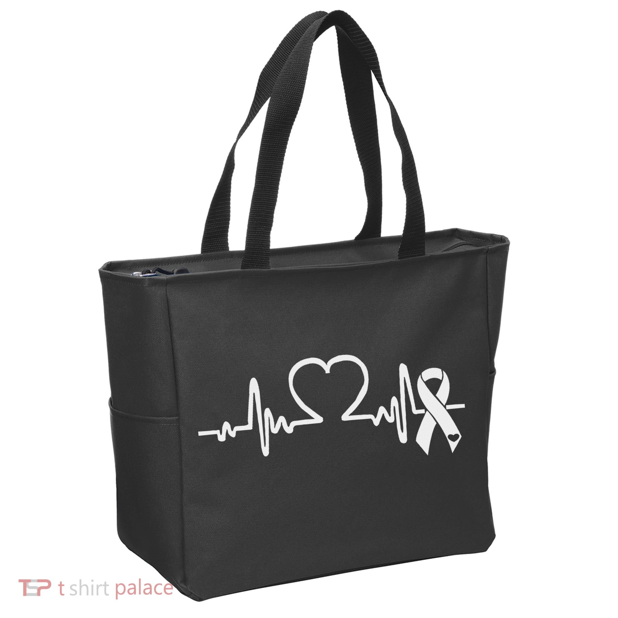 Atrial Fibrillation American Heart Disease Awareness Tote Bag
