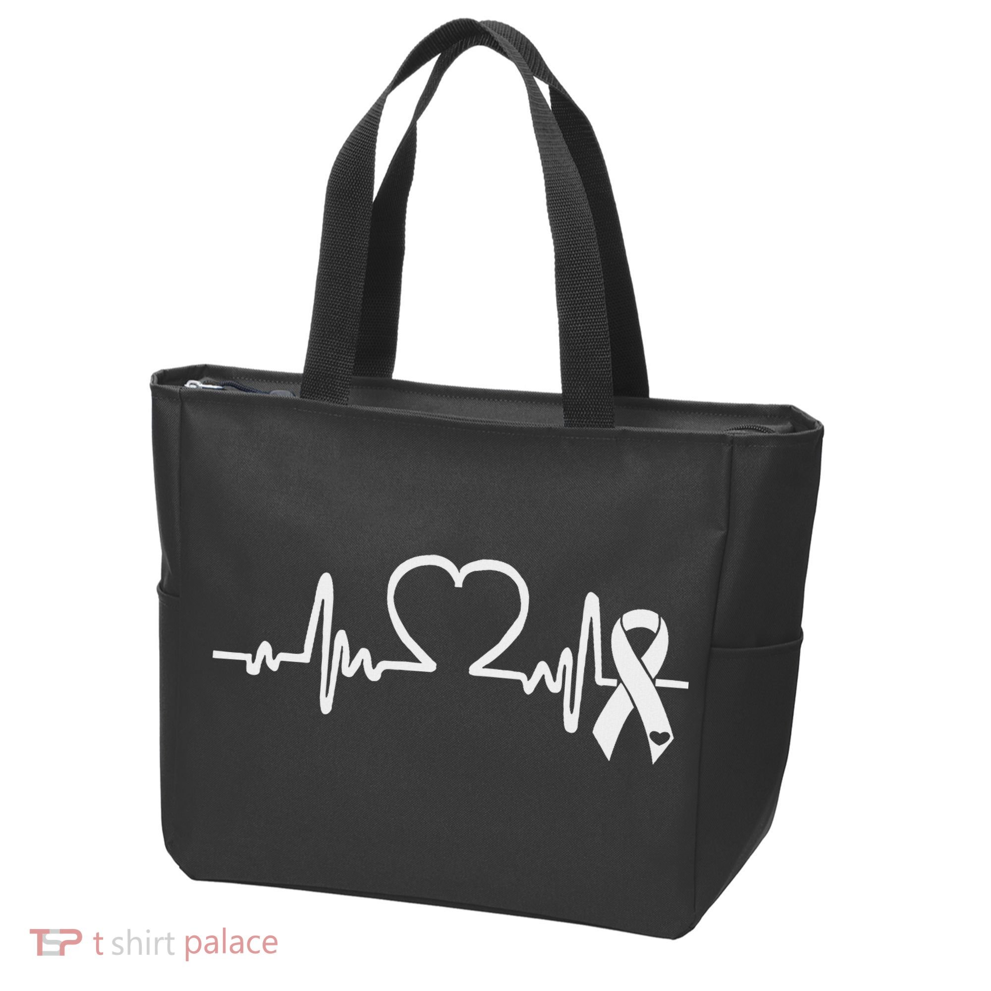 Atrial Fibrillation American Heart Disease Awareness Tote Bag