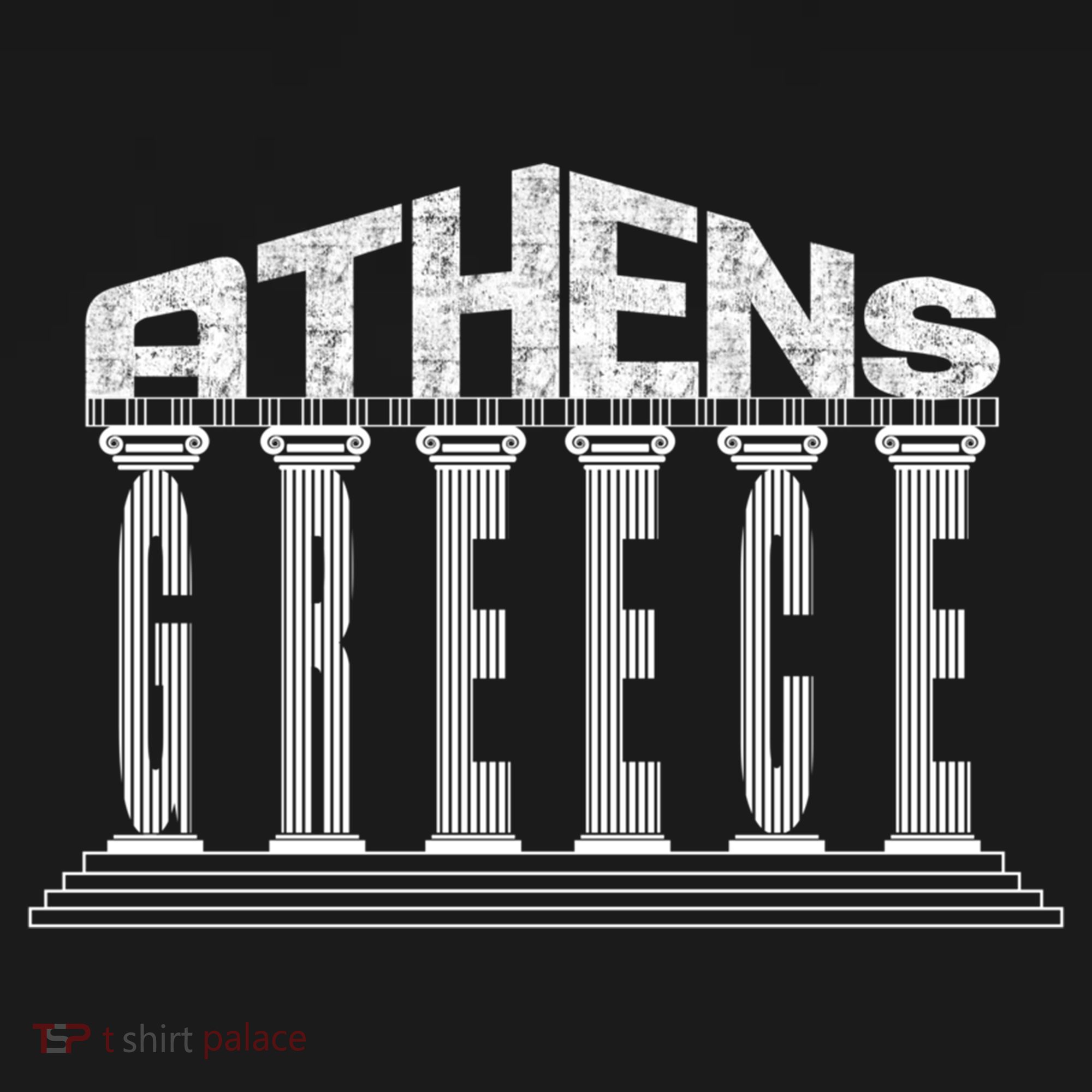 Athens Funny Acropolis Greece Typography Traveler Souvenir Cool Gift Bucket Hat