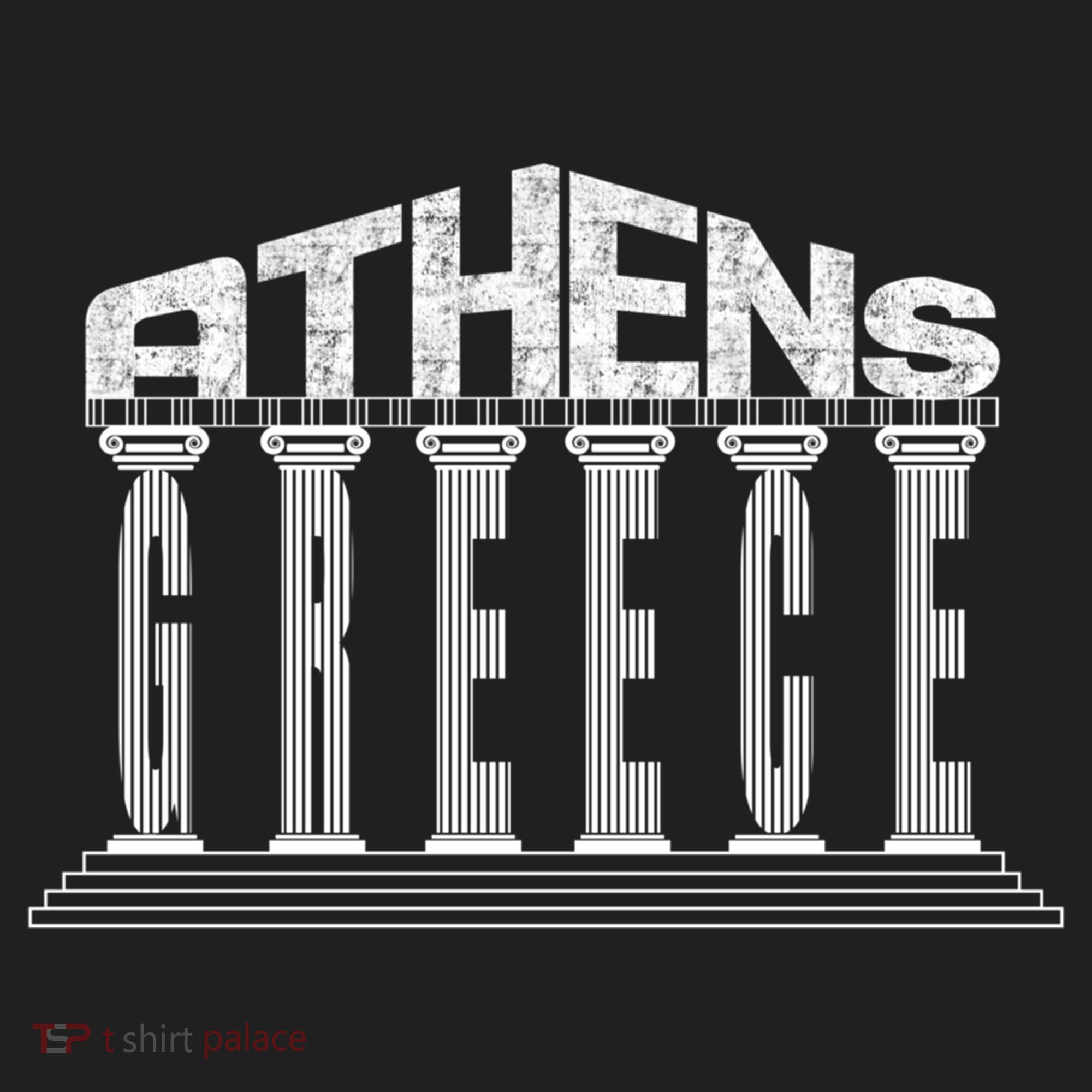 Athens Funny Acropolis Greece Typography Traveler Souvenir Cool Gift Hat