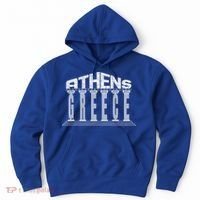 Athens Funny Acropolis Greece Typography Traveler Souvenir Cool Gift Hoodie thumb 0