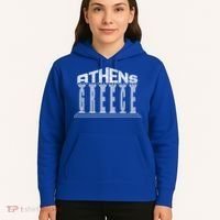 Athens Funny Acropolis Greece Typography Traveler Souvenir Cool Gift Hoodie thumb 5