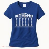 Athens Funny Acropolis Greece Typography Traveler Souvenir Cool Gift Women's T-Shirt thumb 0