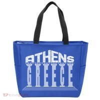 Athens Funny Acropolis Greece Typography Traveler Souvenir Cool Gift Tote Bag thumb 0