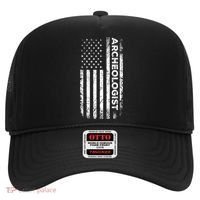 American Flag Archaeologist Funny Archaeology Gift Hat thumb 0