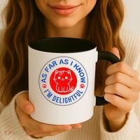 As Far As I Know Im Delightful Cute Kitty Owner Humor Coffee Mug thumb 3