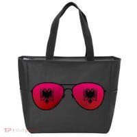 Albania Flag Aviator Sunglasses Tote Bag thumb 0