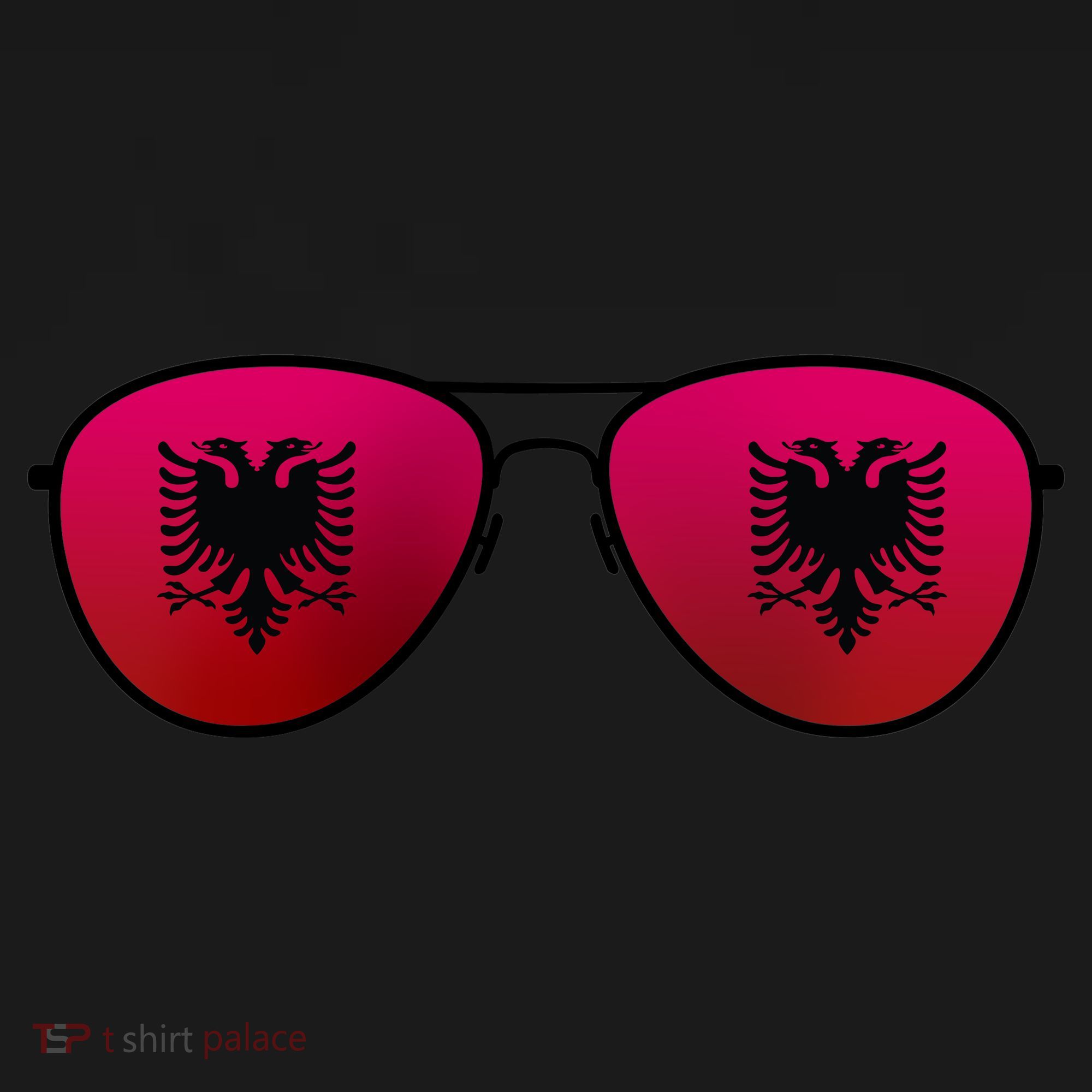 Albania Flag Aviator Sunglasses Tote Bag