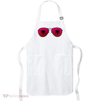 Albania Flag Aviator Sunglasses Apron
