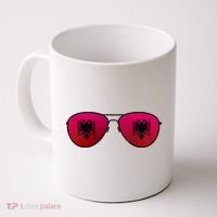 Albania Flag Aviator Sunglasses Coffee Mug thumb 0