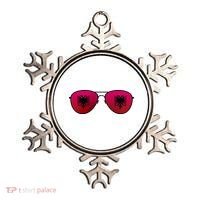 Albania Flag Aviator Sunglasses Ornament thumb 0