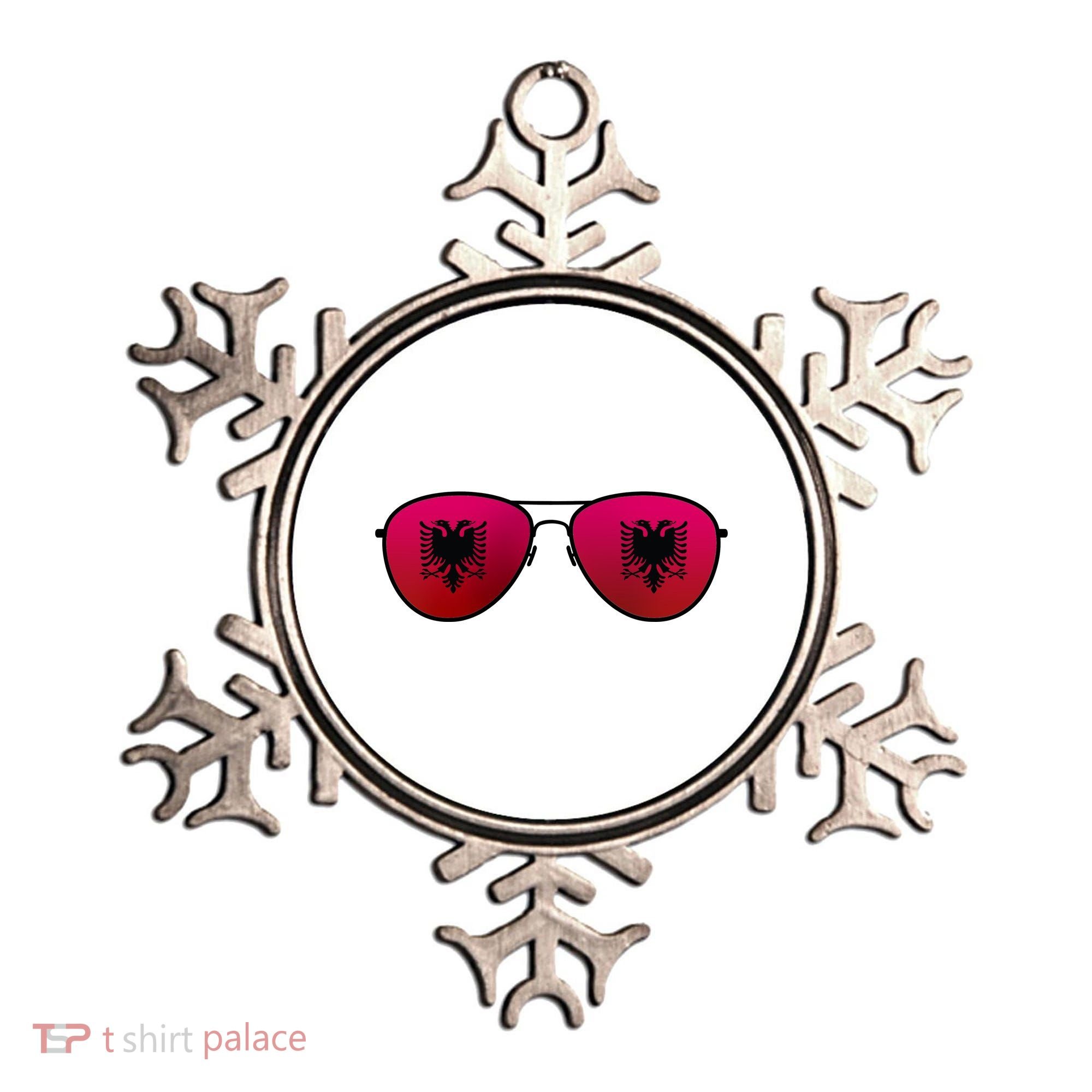 Albania Flag Aviator Sunglasses Ornament
