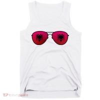 Albania Flag Aviator Sunglasses Tank Top thumb 0