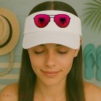 Albania Flag Aviator Sunglasses Visor thumb 2
