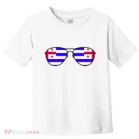 Ajaria Flag Aviator Sunglasses Toddler T-Shirt thumb 0