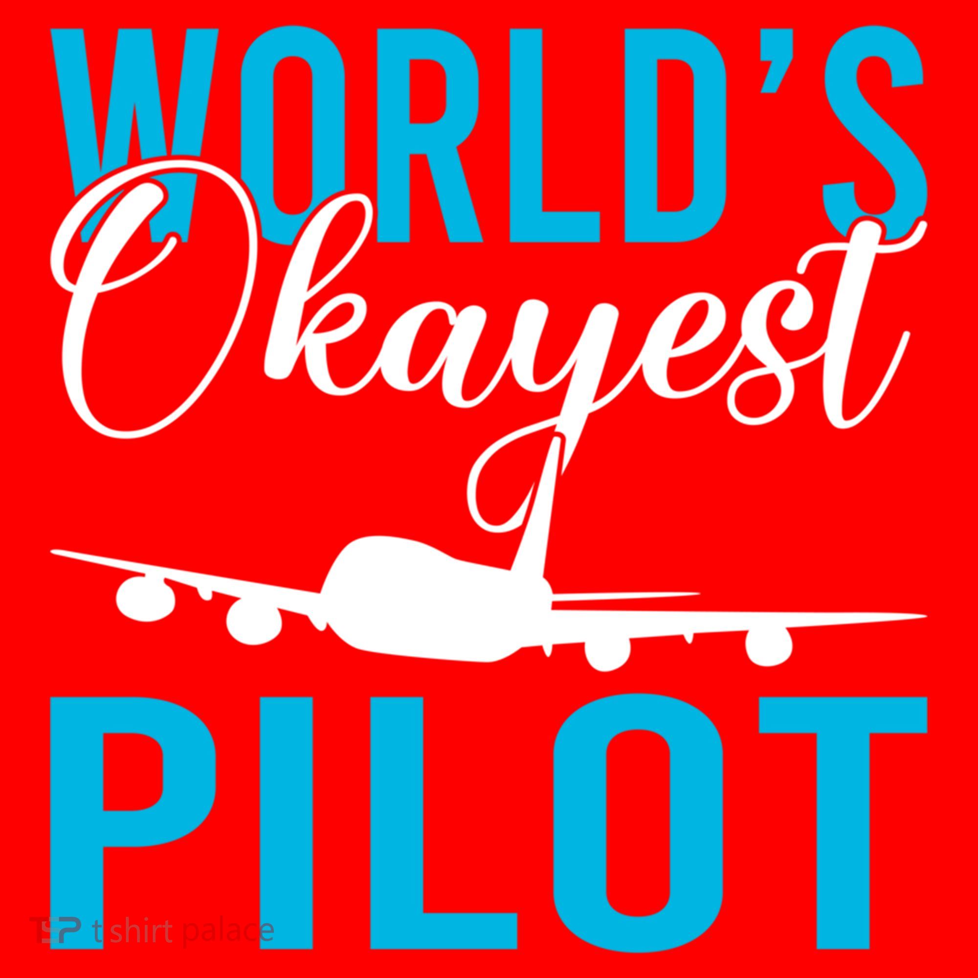 Airplane Flying Aircraft Worlds Okayest Pilot Cute Gift Santa Hat