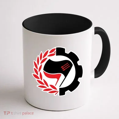 Anti Fascist Action Coffee Mug back