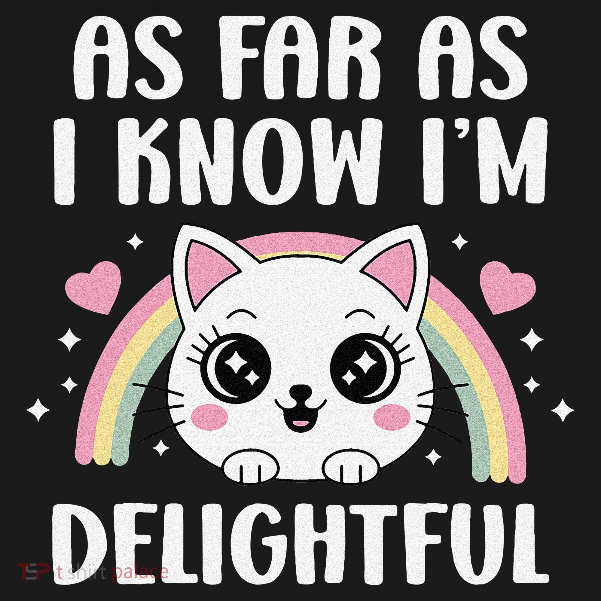 As Far As I Know Im Delightful Funny Kawaii Cat Apron