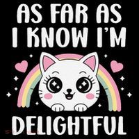 As Far As I Know Im Delightful Funny Kawaii Cat Coffee Mug thumb 5