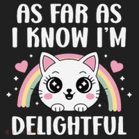 As Far As I Know Im Delightful Funny Kawaii Cat Hat thumb 2
