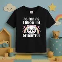 As Far As I Know Im Delightful Funny Kawaii Cat Toddler T-Shirt thumb 3