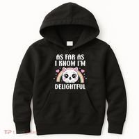 As Far As I Know Im Delightful Funny Kawaii Cat Kids Hoodie thumb 0