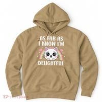 As Far As I Know Im Delightful Funny Kawaii Cat Hoodie thumb 0