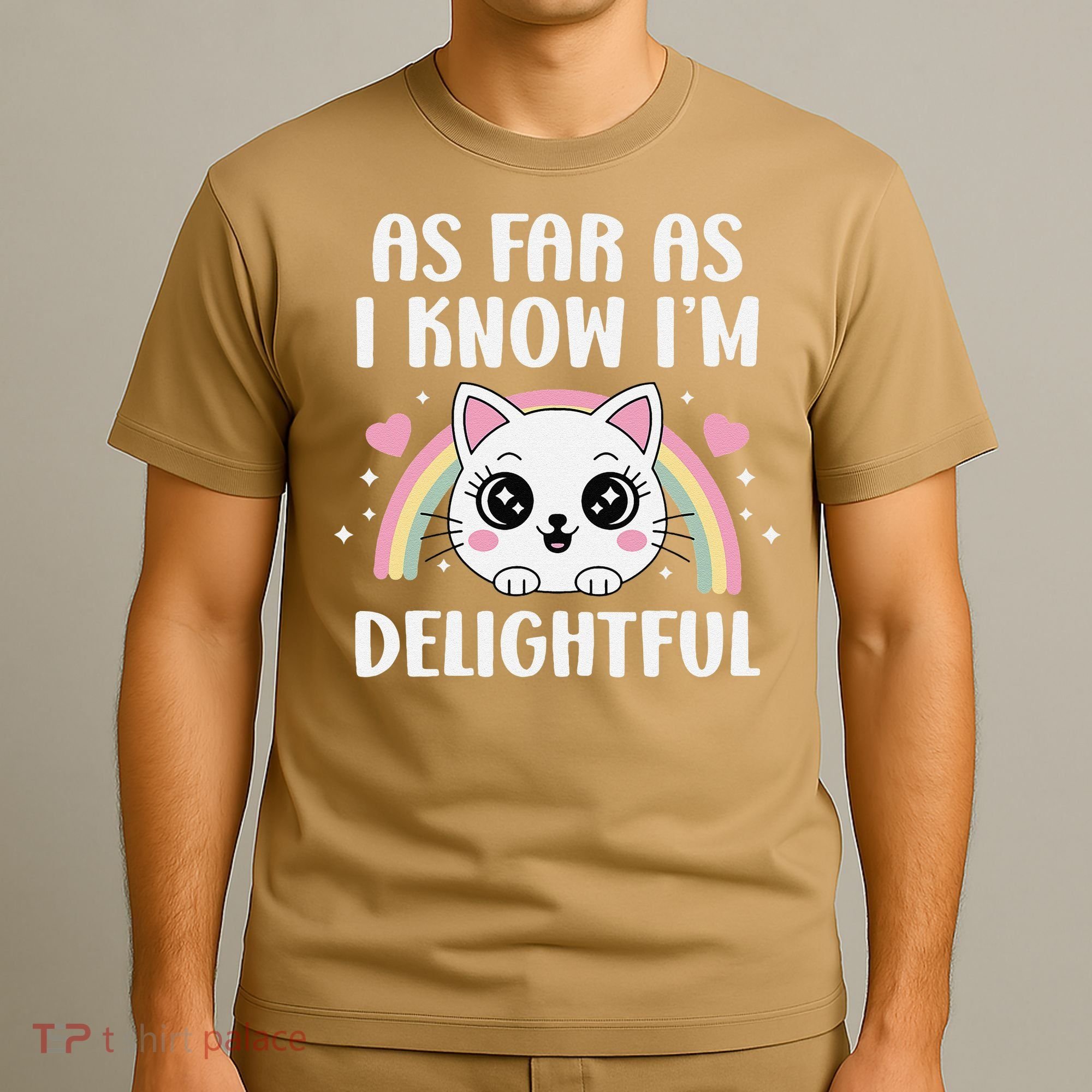 As Far As I Know Im Delightful Funny Kawaii Cat T-Shirt