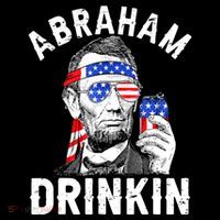 American Flag Abraham Drinking Merica Abe Lincoln Beer Lover Gift Coffee Mug thumb 5