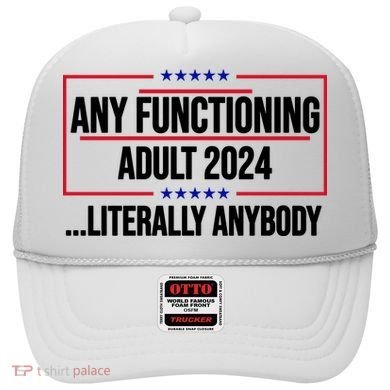 Any Functioning Adult 2024 Literally Anybody Funny Election Hat