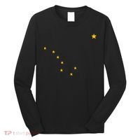 Alaskan Flag | Alaska Pride Northern Lights Big Dipper Polaris Long Sleeve Shirt thumb 0
