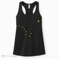 Alaskan Flag | Alaska Pride Northern Lights Big Dipper Polaris Women's Tank Top thumb 0