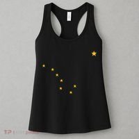 Alaskan Flag | Alaska Pride Northern Lights Big Dipper Polaris Women's Tank Top thumb 3