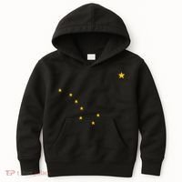 Alaskan Flag | Alaska Pride Northern Lights Big Dipper Polaris Kids Hoodie thumb 0