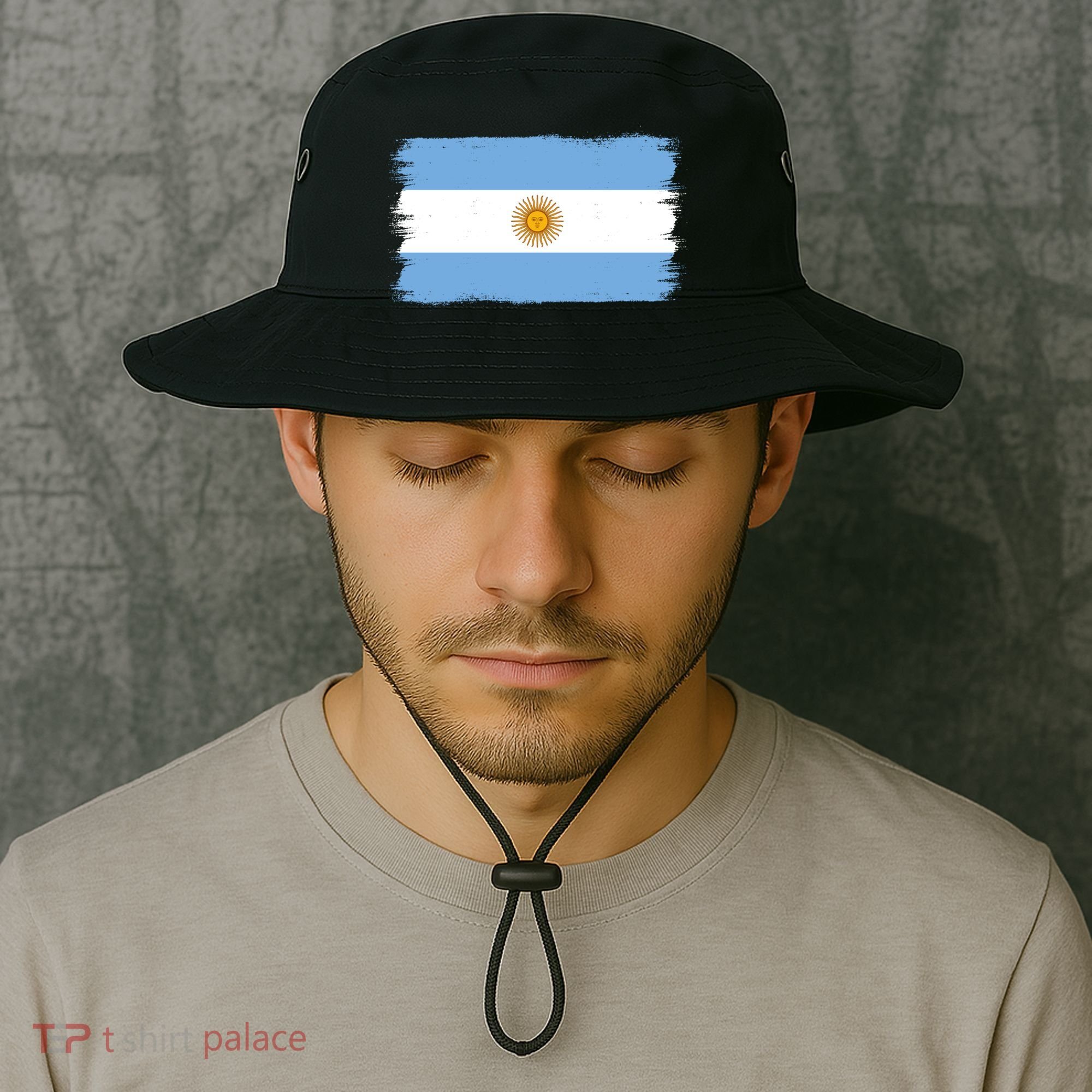 Argentinian Flag Argentina Gift Bucket Hat