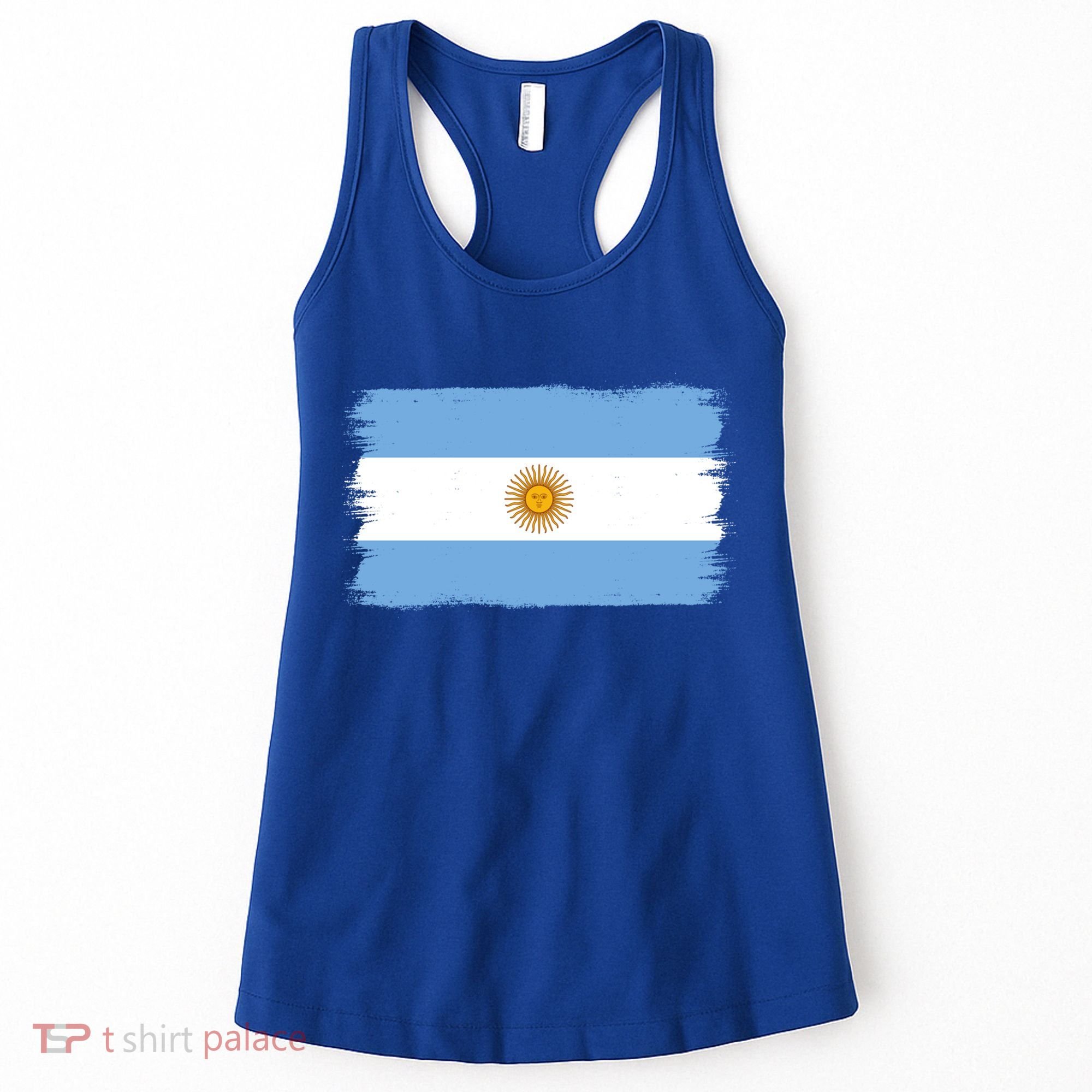 Argentinian Flag Argentina Gift Women's Tank Top