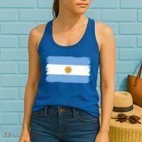 Argentinian Flag Argentina Gift Women's Tank Top thumb 2