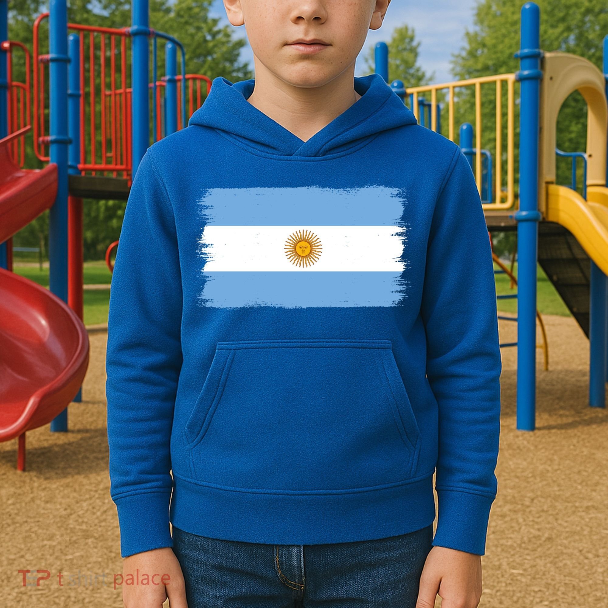 Argentinian Flag Argentina Gift Kids Hoodie