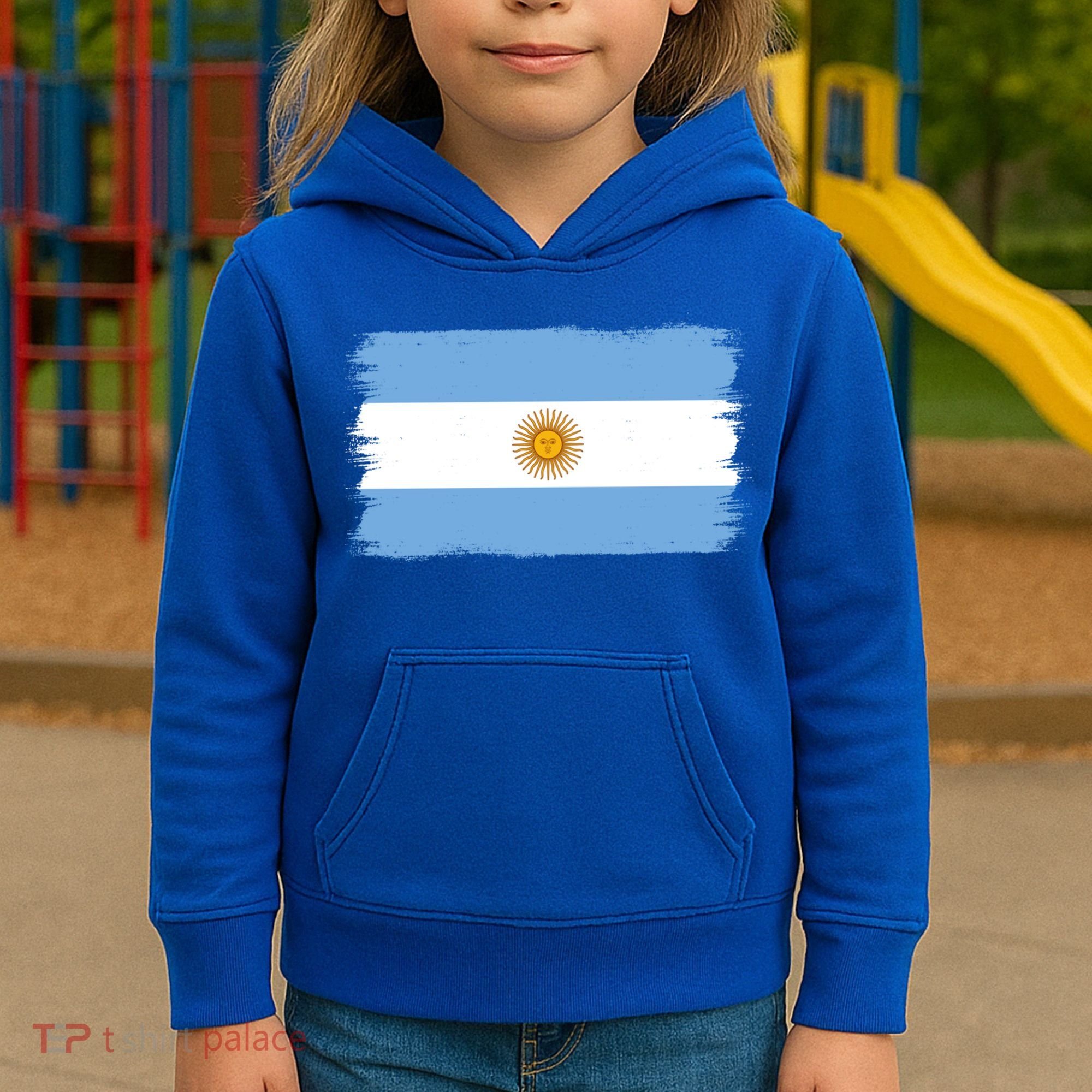 Argentinian Flag Argentina Gift Kids Hoodie