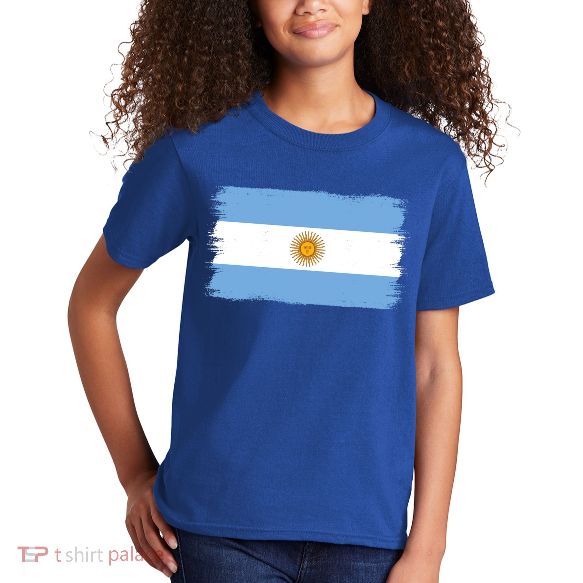 Argentinian Flag Argentina Gift Kids T-Shirt