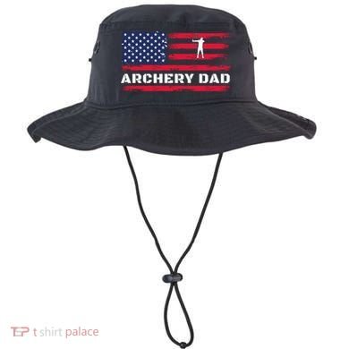 American Flag Archery Dad Father's Day Meaningful Gift Bucket Hat