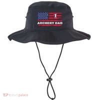 American Flag Archery Dad Father's Day Meaningful Gift Bucket Hat thumb 0