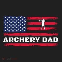 American Flag Archery Dad Father's Day Meaningful Gift Beanie thumb 2