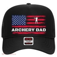 American Flag Archery Dad Father's Day Meaningful Gift Hat thumb 0