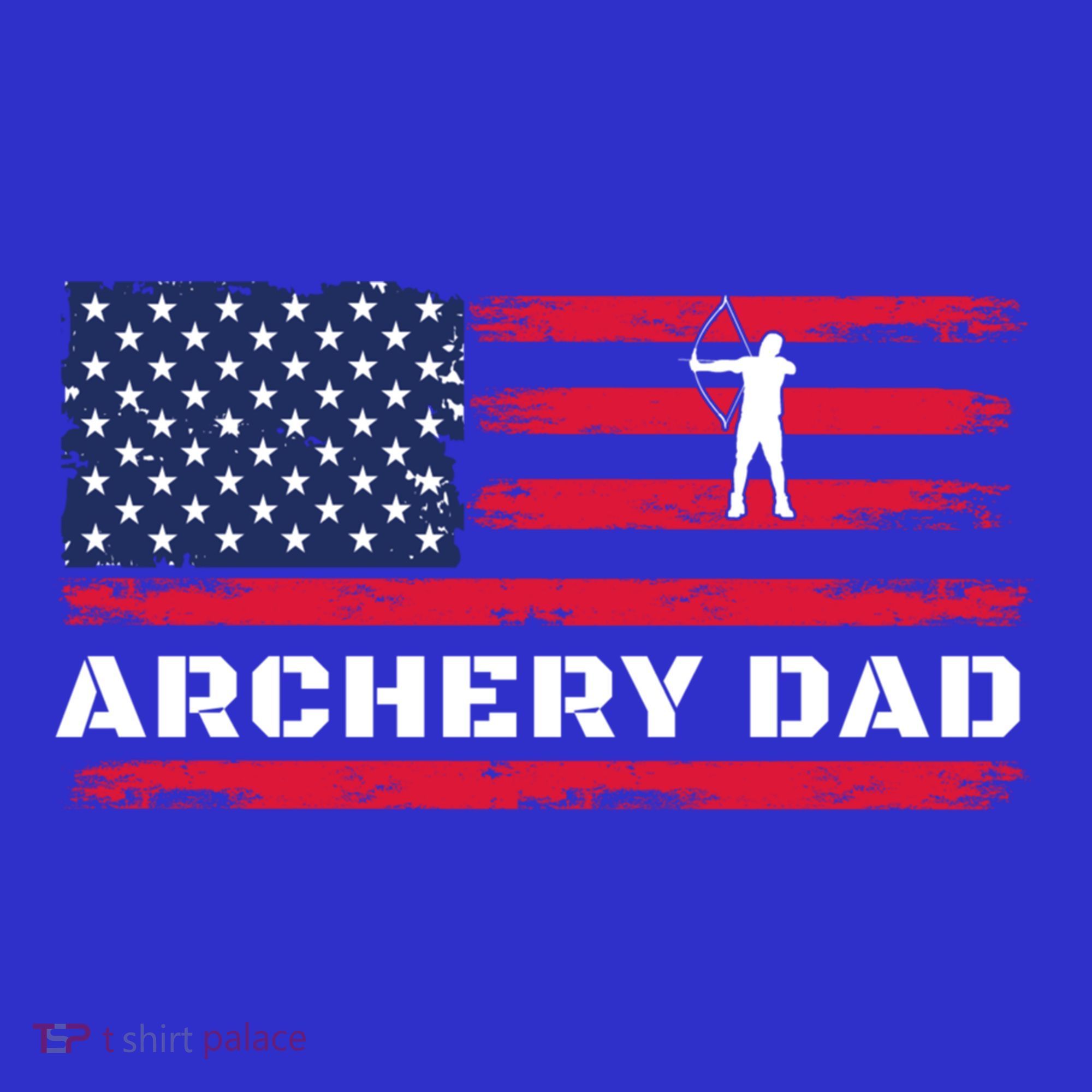American Flag Archery Dad Father's Day Meaningful Gift Apron