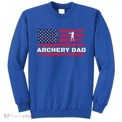 American Flag Archery Dad Father's Day Meaningful Gift Sweatshirt