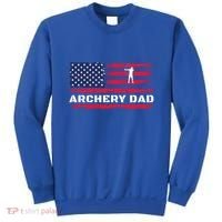 American Flag Archery Dad Father's Day Meaningful Gift Sweatshirt thumb 0