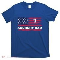 American Flag Archery Dad Father's Day Meaningful Gift T-Shirt thumb 0