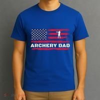 American Flag Archery Dad Father's Day Meaningful Gift T-Shirt thumb 3